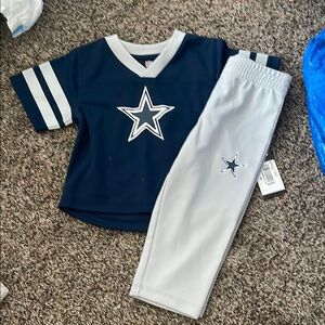 Kids cowboy jersey set